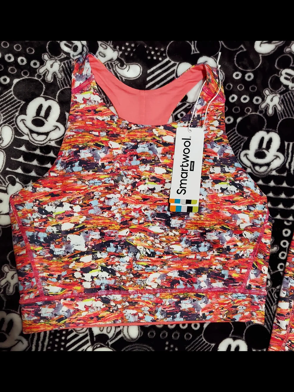 NWT Smartwool Active Merino Wool Matching Set Cropped Bra & Leggings Medium